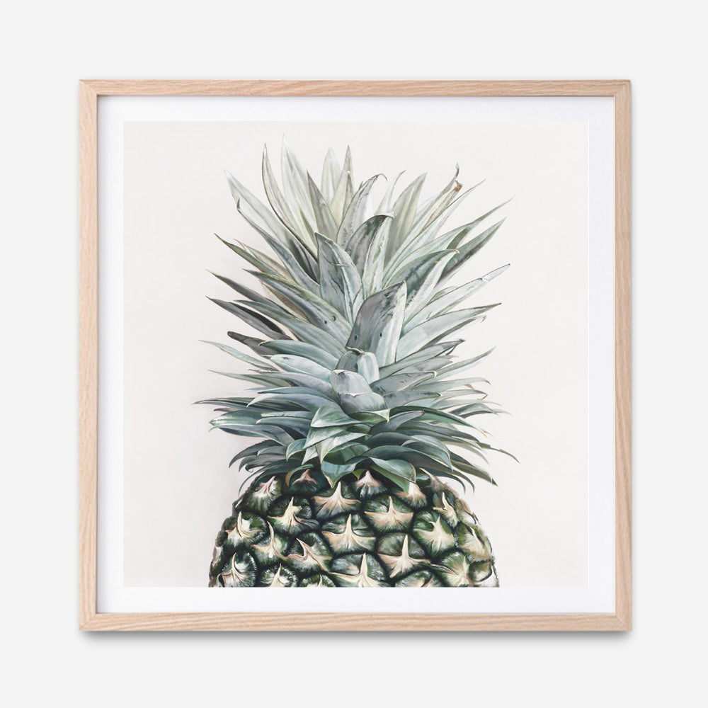 Shop Pineapple (Square) Art Print a painted style wall art print from The Print Emporium wall artwork collection - Buy Australian made fine art painting style poster and framed prints for the home and your interior decor room, TPE-350-AP