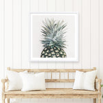 Shop Pineapple (Square) Art Print a painted style wall art print from The Print Emporium wall artwork collection - Buy Australian made fine art painting style poster and framed prints for the home and your interior decor room, TPE-350-AP