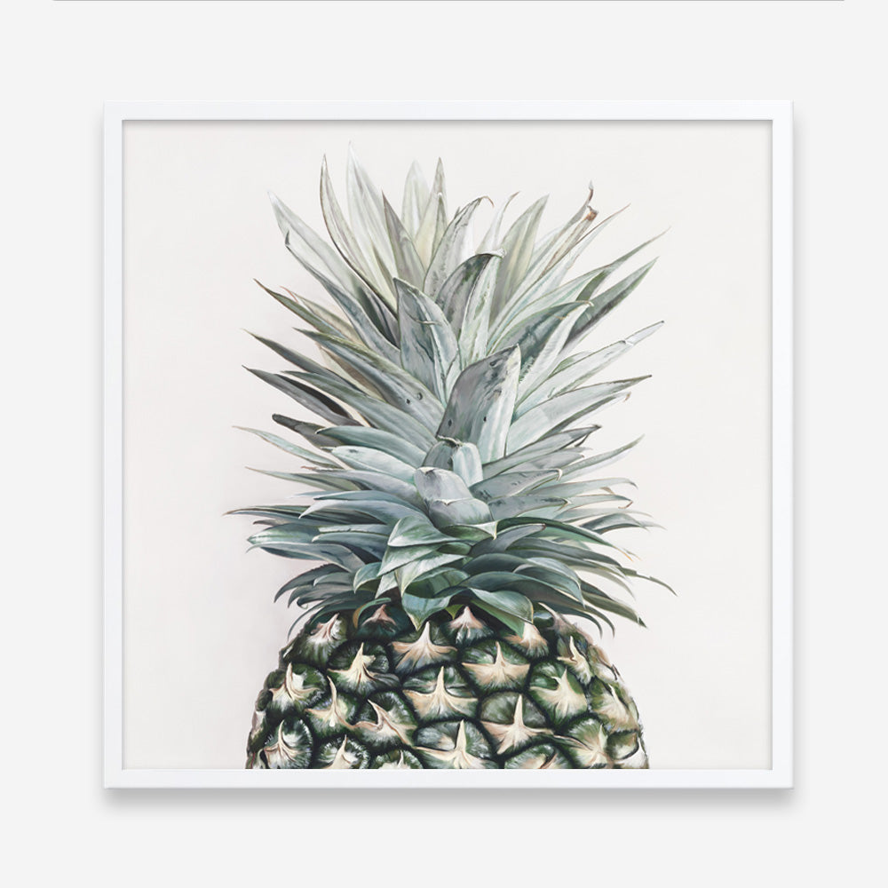 Shop Pineapple (Square) Art Print a painted style wall art print from The Print Emporium wall artwork collection - Buy Australian made fine art painting style poster and framed prints for the home and your interior decor room, TPE-350-AP