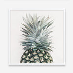 Shop Pineapple (Square) Art Print a painted style wall art print from The Print Emporium wall artwork collection - Buy Australian made fine art painting style poster and framed prints for the home and your interior decor room, TPE-350-AP