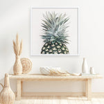 Shop Pineapple (Square) Art Print a painted style wall art print from The Print Emporium wall artwork collection - Buy Australian made fine art painting style poster and framed prints for the home and your interior decor room, TPE-350-AP
