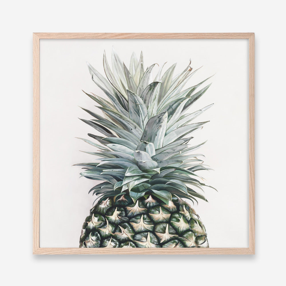 Shop Pineapple (Square) Art Print a painted style wall art print from The Print Emporium wall artwork collection - Buy Australian made fine art painting style poster and framed prints for the home and your interior decor room, TPE-350-AP