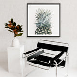 Shop Pineapple (Square) Art Print a painted style wall art print from The Print Emporium wall artwork collection - Buy Australian made fine art painting style poster and framed prints for the home and your interior decor room, TPE-350-AP