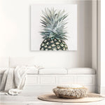 Shop Pineapple (Square) Canvas Print a painted style framed canvas wall art print from The Print Emporium artwork collection - Buy Australian made fine art painting style stretched canvas prints for the home and your interior decor space, TPE-350-CA-40X40-NF