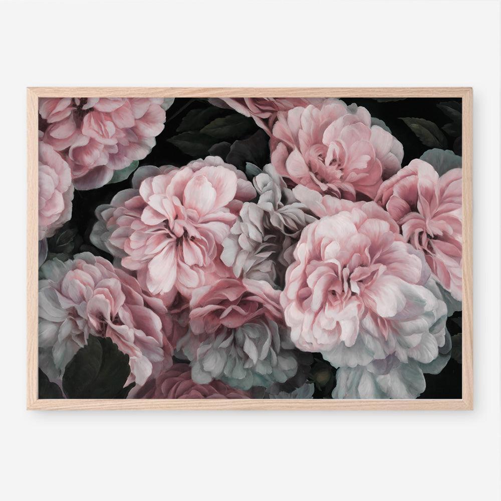Shop Pink Blooms Art Print a floral themed painted wall art print from The Print Emporium wall artwork collection - Buy Australian made fine art painting style poster and framed prints for the home and your interior decor room, TPE-059-AP