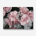 Shop Pink Blooms Canvas Print a floral themed painted framed canvas wall art print from The Print Emporium artwork collection - Buy Australian made fine art painting style stretched canvas prints for the home and your interior decor space, TPE-059-CA-35X46-NF