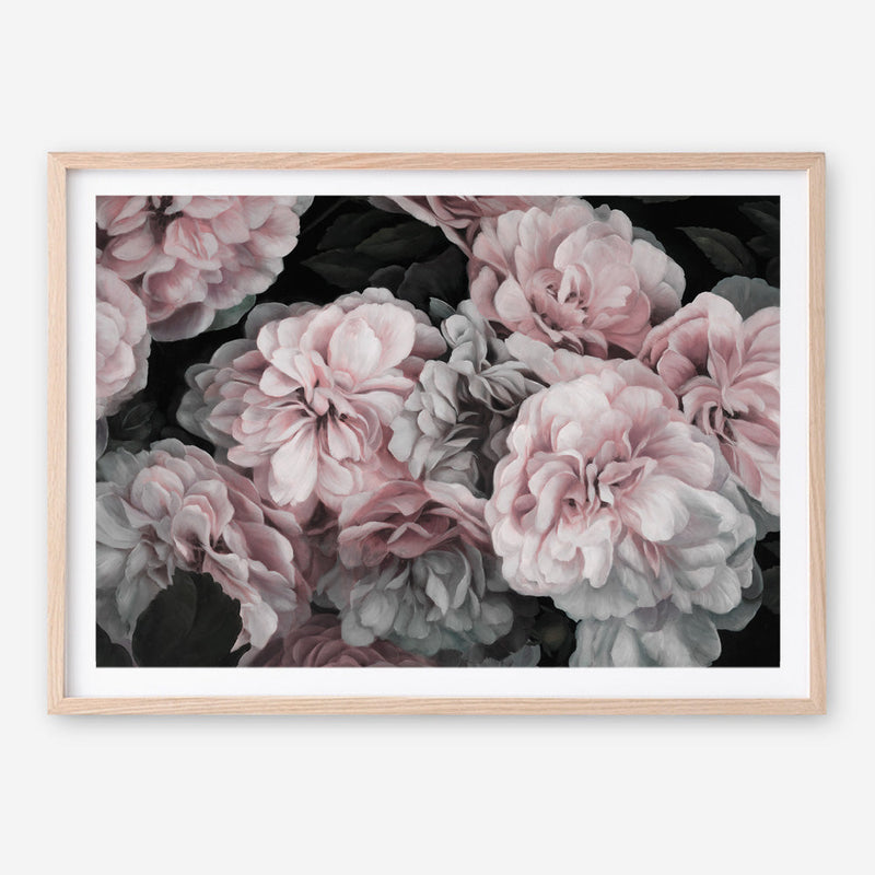 Shop Pink Blooms II Art Print a floral themed painted wall art print from The Print Emporium wall artwork collection - Buy Australian made fine art painting style poster and framed prints for the home and your interior decor room, TPE-458-AP