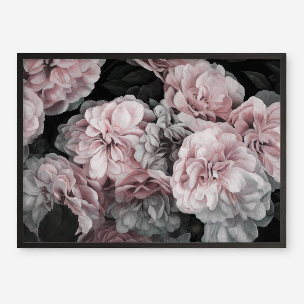 Shop Pink Blooms II Art Print a floral themed painted wall art print from The Print Emporium wall artwork collection - Buy Australian made fine art painting style poster and framed prints for the home and your interior decor room, TPE-458-AP