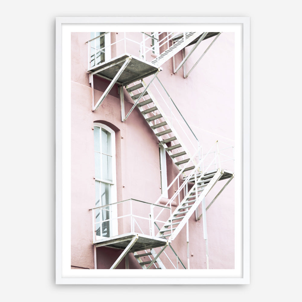 Shop Pink Building Photo Art Print a photography wall art print from The Print Emporium wall artwork collection - Buy Australian made fine art poster and framed prints for the home and your interior decor room, TPE-454-AP