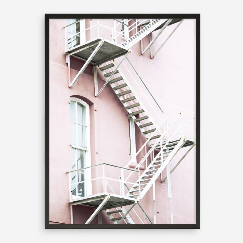 Shop Pink Building Photo Art Print a photography wall art print from The Print Emporium wall artwork collection - Buy Australian made fine art poster and framed prints for the home and your interior decor room, TPE-454-AP