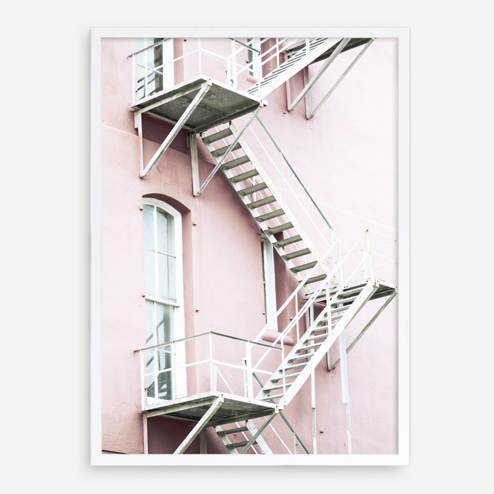 Shop Pink Building Photo Art Print a photography wall art print from The Print Emporium wall artwork collection - Buy Australian made fine art poster and framed prints for the home and your interior decor room, TPE-454-AP