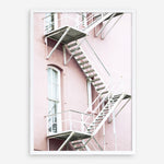 Shop Pink Building Photo Art Print a photography wall art print from The Print Emporium wall artwork collection - Buy Australian made fine art poster and framed prints for the home and your interior decor room, TPE-454-AP