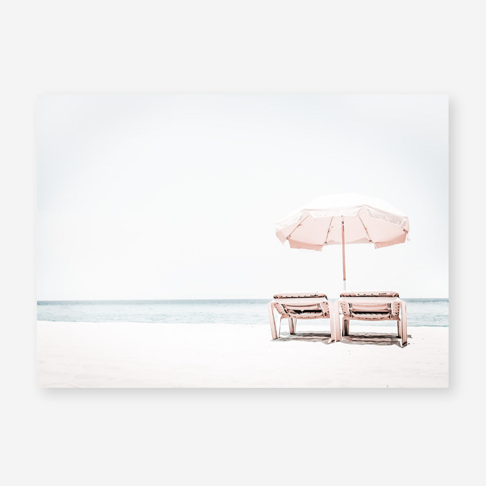 Shop Pink Parasol II Photo Art Print a coastal themed photography wall art print from The Print Emporium wall artwork collection - Buy Australian made fine art poster and framed prints for the home and your interior decor, TPE-898-AP