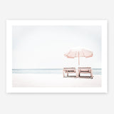Shop Pink Parasol II Photo Art Print a coastal themed photography wall art print from The Print Emporium wall artwork collection - Buy Australian made fine art poster and framed prints for the home and your interior decor, TPE-898-AP
