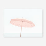 Shop Pink Parasol Photo Art Print a coastal themed photography wall art print from The Print Emporium wall artwork collection - Buy Australian made fine art poster and framed prints for the home and your interior decor, TPE-543-AP