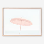 Shop Pink Parasol Photo Art Print a coastal themed photography wall art print from The Print Emporium wall artwork collection - Buy Australian made fine art poster and framed prints for the home and your interior decor, TPE-543-AP
