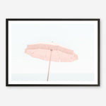 Shop Pink Parasol Photo Art Print a coastal themed photography wall art print from The Print Emporium wall artwork collection - Buy Australian made fine art poster and framed prints for the home and your interior decor, TPE-543-AP