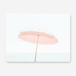 Shop Pink Parasol Photo Canvas Print a coastal themed photography framed stretched canvas print from The Print Emporium wall artwork collection - Buy Australian made prints for the home and your interior decor space, TPE-543-CA-35X46-NF