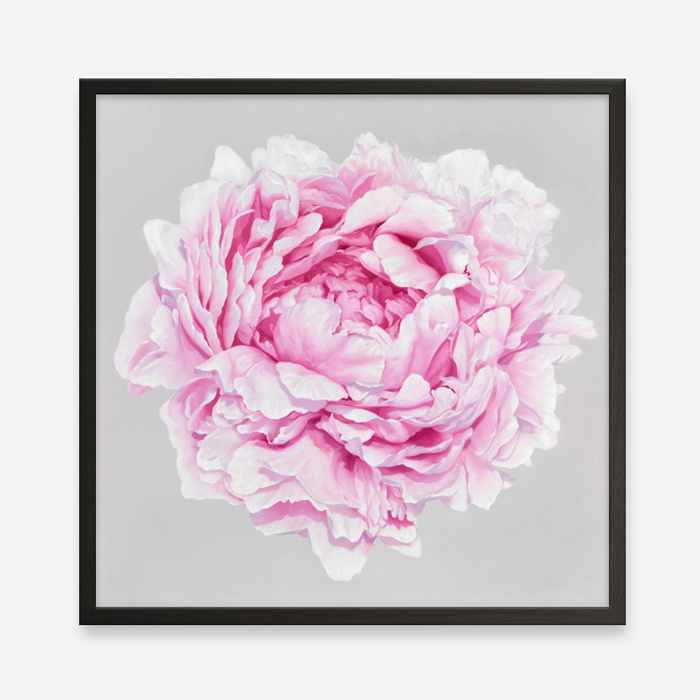 Shop Pink Peony (Square) Art Print a floral themed painted wall art print from The Print Emporium wall artwork collection - Buy Australian made fine art painting style poster and framed prints for the home and your interior decor room, TPE-236-AP