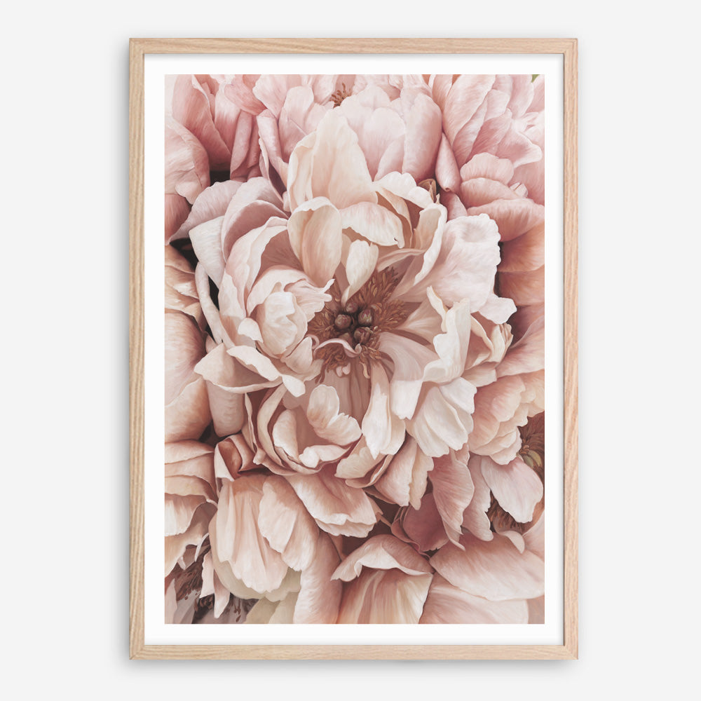 Shop Pink Petals I Art Print a floral themed painted wall art print from The Print Emporium wall artwork collection - Buy Australian made fine art painting style poster and framed prints for the home and your interior decor room, TPE-341-AP