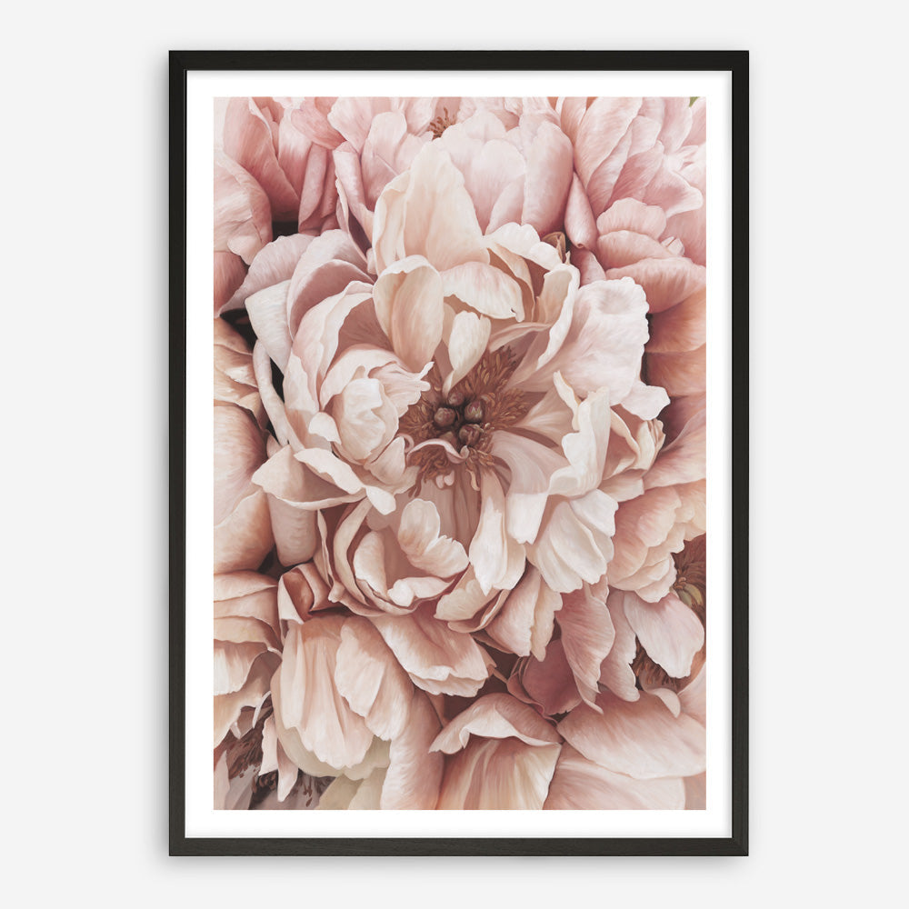 Shop Pink Petals I Art Print a floral themed painted wall art print from The Print Emporium wall artwork collection - Buy Australian made fine art painting style poster and framed prints for the home and your interior decor room, TPE-341-AP