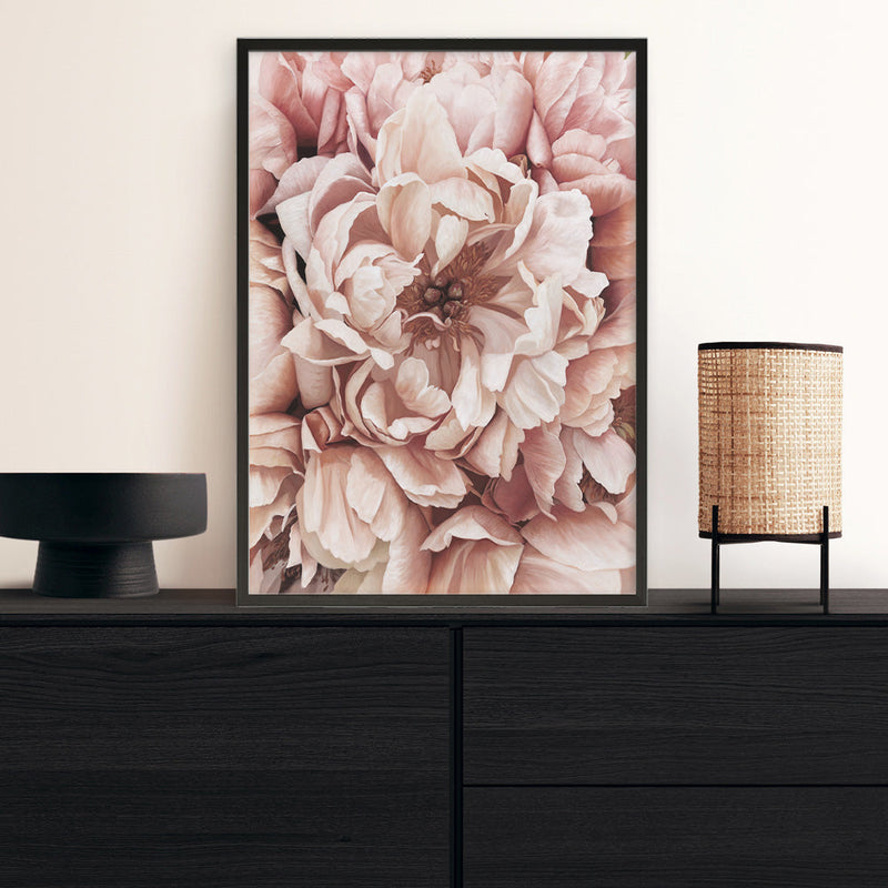 Shop Pink Petals I Art Print a floral themed painted wall art print from The Print Emporium wall artwork collection - Buy Australian made fine art painting style poster and framed prints for the home and your interior decor room, TPE-341-AP