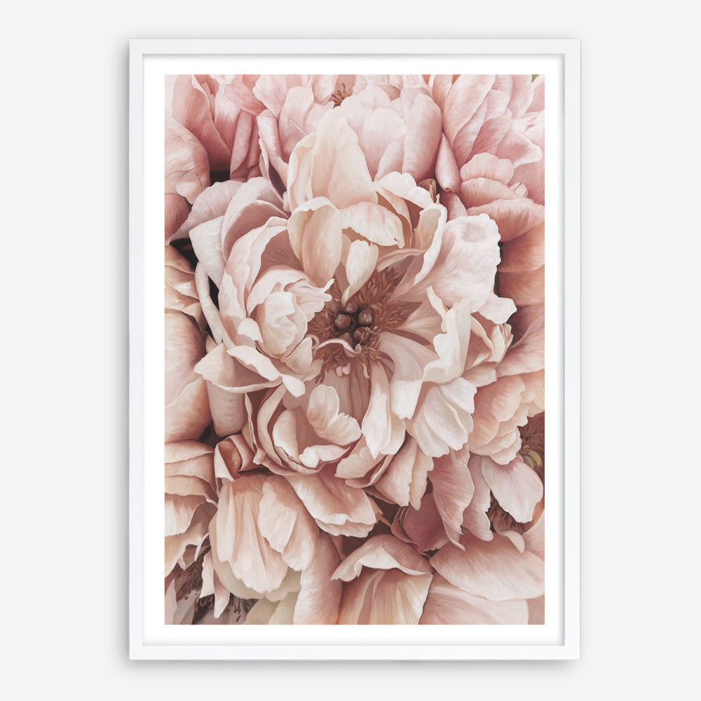 Shop Pink Petals I Art Print a floral themed painted wall art print from The Print Emporium wall artwork collection - Buy Australian made fine art painting style poster and framed prints for the home and your interior decor room, TPE-341-AP
