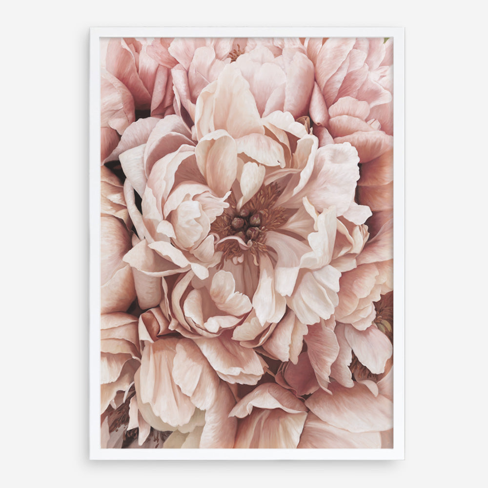 Shop Pink Petals I Art Print a floral themed painted wall art print from The Print Emporium wall artwork collection - Buy Australian made fine art painting style poster and framed prints for the home and your interior decor room, TPE-341-AP