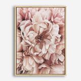 Shop Pink Petals I Canvas Print a floral themed painted framed canvas wall art print from The Print Emporium artwork collection - Buy Australian made fine art painting style stretched canvas prints for the home and your interior decor space, TPE-341-CA-35X46-NF