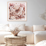 Shop Pink Petals I (Square) Art Print a floral themed painted wall art print from The Print Emporium wall artwork collection - Buy Australian made fine art painting style poster and framed prints for the home and your interior decor room, TPE-314-AP