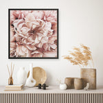 Shop Pink Petals I (Square) Art Print a floral themed painted wall art print from The Print Emporium wall artwork collection - Buy Australian made fine art painting style poster and framed prints for the home and your interior decor room, TPE-314-AP
