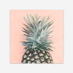 Shop Pink Pineapple (Square) Art Print a coastal themed painted wall art print from The Print Emporium wall artwork collection - Buy Australian made fine art painting style poster and framed prints for the home and your interior decor room, TPE-325-AP