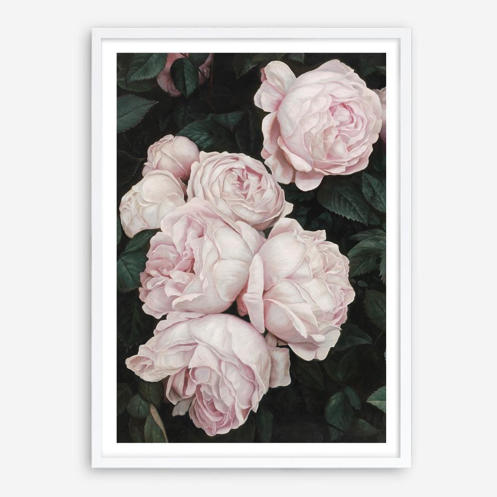 Shop Pink Roses Art Print a floral themed painted wall art print from The Print Emporium wall artwork collection - Buy Australian made fine art painting style poster and framed prints for the home and your interior decor room, TPE-002-AP