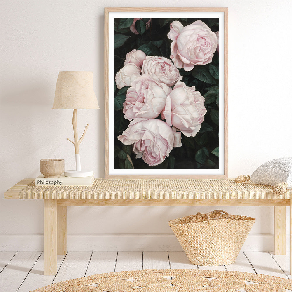 Buy Pink Roses Art Print | The Print Emporium®