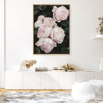 Shop Pink Roses Canvas Print a floral themed painted framed canvas wall art print from The Print Emporium artwork collection - Buy Australian made fine art painting style stretched canvas prints for the home and your interior decor space, TPE-002-CA-35X46-NF