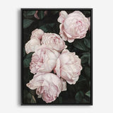 Shop Pink Roses Canvas Print a floral themed painted framed canvas wall art print from The Print Emporium artwork collection - Buy Australian made fine art painting style stretched canvas prints for the home and your interior decor space, TPE-002-CA-35X46-NF