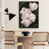 Shop Pink Roses Canvas Print a floral themed painted framed canvas wall art print from The Print Emporium artwork collection - Buy Australian made fine art painting style stretched canvas prints for the home and your interior decor space, TPE-002-CA-35X46-NF