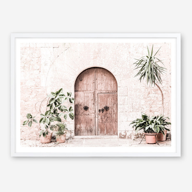Shop Pink Villa Photo Art Print a Moroccan desert boho themed photography wall art print from The Print Emporium wall artwork collection - Buy Australian made fine art poster and framed prints for the home and your interior decor room, TPE-1247-AP
