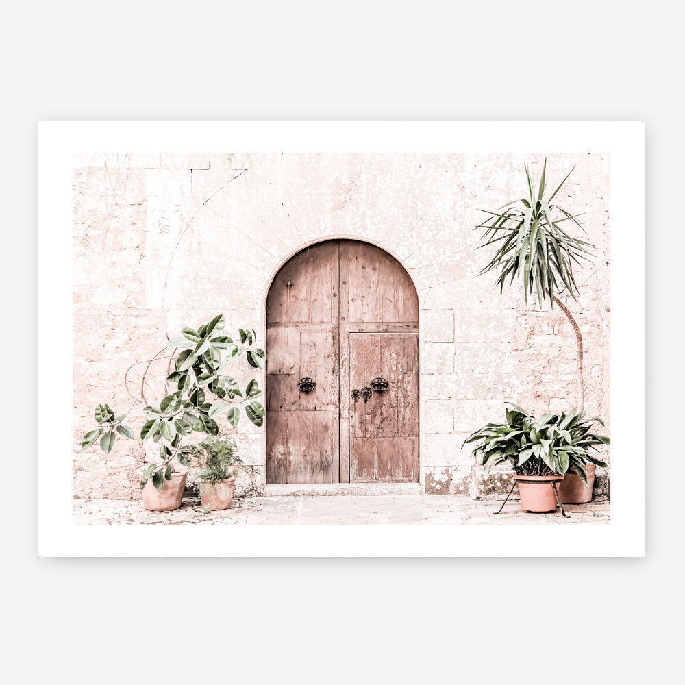 Shop Pink Villa Photo Art Print a Moroccan desert boho themed photography wall art print from The Print Emporium wall artwork collection - Buy Australian made fine art poster and framed prints for the home and your interior decor room, TPE-1247-AP