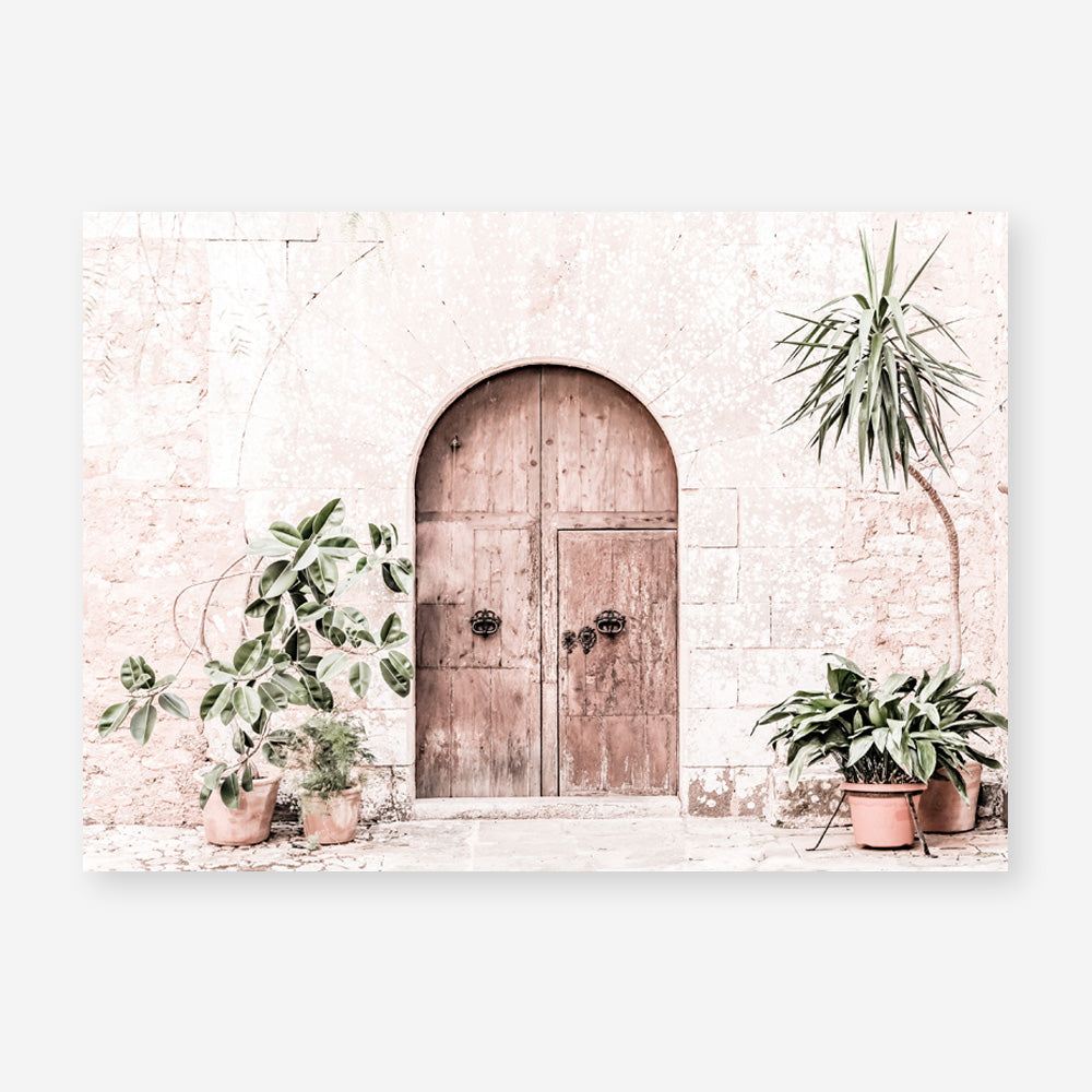 Shop Pink Villa Photo Art Print a Moroccan desert boho themed photography wall art print from The Print Emporium wall artwork collection - Buy Australian made fine art poster and framed prints for the home and your interior decor room, TPE-1247-AP