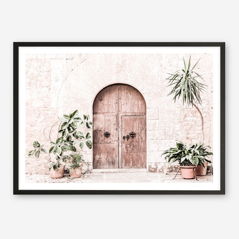 Shop Pink Villa Photo Art Print a Moroccan desert boho themed photography wall art print from The Print Emporium wall artwork collection - Buy Australian made fine art poster and framed prints for the home and your interior decor room, TPE-1247-AP