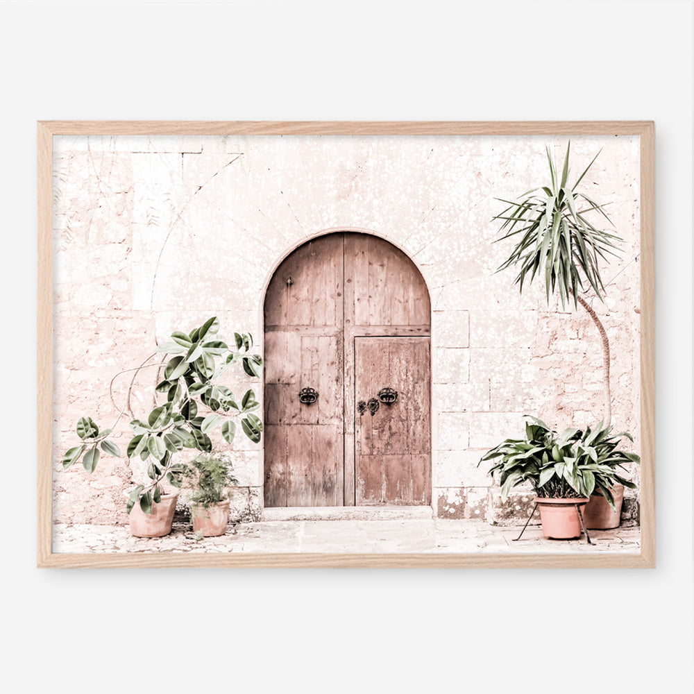 Shop Pink Villa Photo Art Print a Moroccan desert boho themed photography wall art print from The Print Emporium wall artwork collection - Buy Australian made fine art poster and framed prints for the home and your interior decor room, TPE-1247-AP