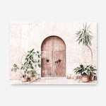 Shop Pink Villa Photo Canvas Print a Moroccan desert boho themed photography framed stretched canvas print from The Print Emporium wall artwork collection - Buy Australian made prints for the home and your interior decor space, TPE-1247-CA-35X46-NF
