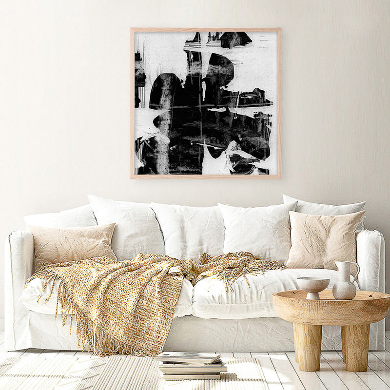 Shop Plume (Square) Art Print a painted abstract themed wall art print from The Print Emporium wall artwork collection - Buy Australian made fine art painting style poster and framed prints for the home and your interior decor room, TPE-DH-170-AP