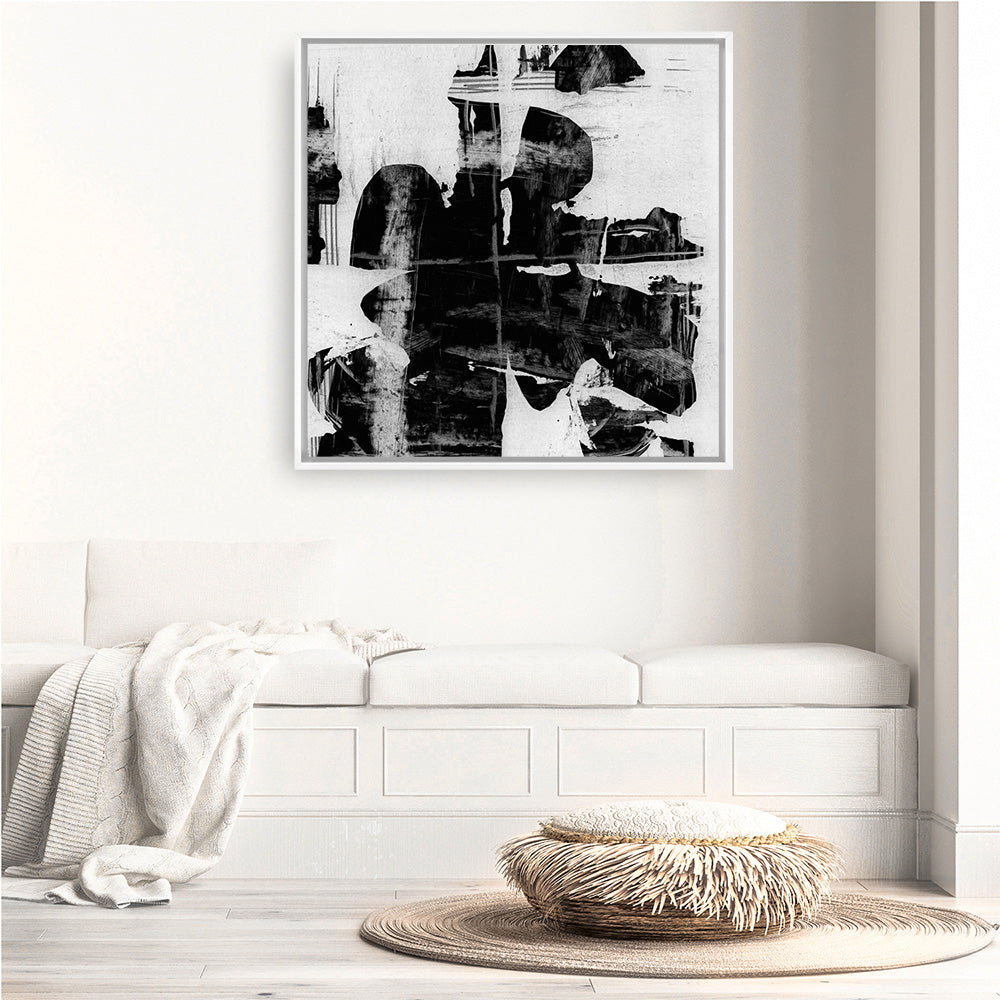 Shop Plume (Square) Canvas Print a painted abstract themed framed canvas wall art print from The Print Emporium artwork collection - Buy Australian made fine art painting style stretched canvas prints for the home and your interior decor space, TPE-DH-170-CA-40X40-NF
