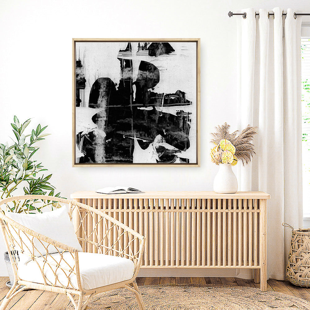 Shop Plume (Square) Canvas Print a painted abstract themed framed canvas wall art print from The Print Emporium artwork collection - Buy Australian made fine art painting style stretched canvas prints for the home and your interior decor space, TPE-DH-170-CA-40X40-NF