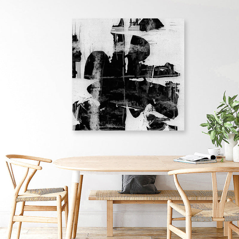Shop Plume (Square) Canvas Print a painted abstract themed framed canvas wall art print from The Print Emporium artwork collection - Buy Australian made fine art painting style stretched canvas prints for the home and your interior decor space, TPE-DH-170-CA-40X40-NF