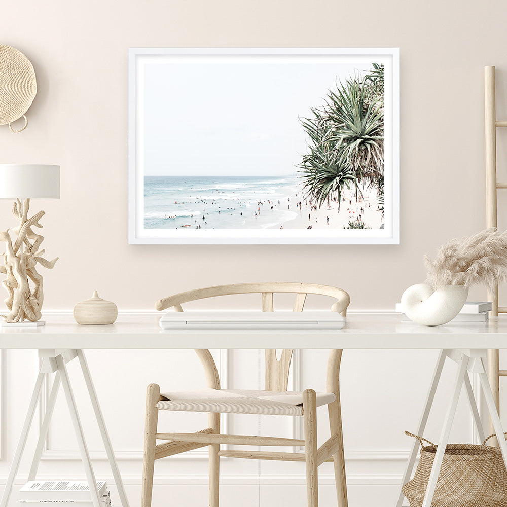 Shop Point Lookout Beach Photo Art Print a coastal themed photography wall art print from The Print Emporium wall artwork collection - Buy Australian made fine art poster and framed prints for the home and your interior decor, TPE-957-AP