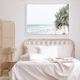 Shop Point Lookout Beach Photo Canvas Print a coastal themed photography framed stretched canvas print from The Print Emporium wall artwork collection - Buy Australian made prints for the home and your interior decor space, TPE-957-CA-35X46-NF
