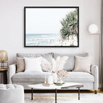 Shop Point Lookout Beach Photo Canvas Print a coastal themed photography framed stretched canvas print from The Print Emporium wall artwork collection - Buy Australian made prints for the home and your interior decor space, TPE-957-CA-35X46-NF